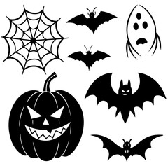 Naklejka premium halloween set