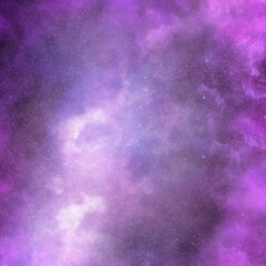 Vibrant purple and blue abstract galaxy space background