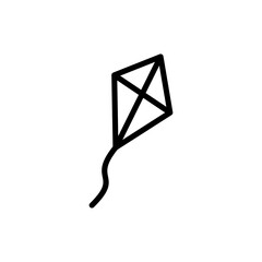 Kite icon symbol for apps and websites. kite sign and symbol