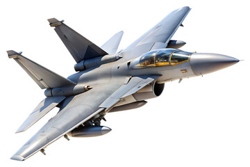 Gray Fighter Jet Plane With