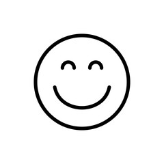 Smile icon symbol for apps and websites. smile emoticon icon. feedback sign and symbol