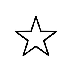Obraz premium Star icon symbol for apps and websites. rating sign and symbol. favourite star icon