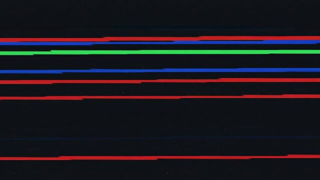Lines of Color: A mesmerizing visual composition featuring parallel lines of red, green, and blue on a sleek black backdrop, exuding a sense of order and technological flair.