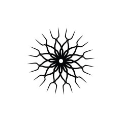 vector illustration of an abstract flower