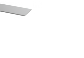 A simple flat grey rectangle shape on a white background, isolated on transparent background