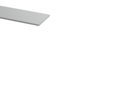 A simple flat grey rectangle shape on a white background, isolated on transparent background