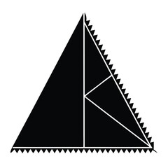 Mathematician element isolated trigonometric functions on white backgrou