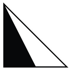 Mathematician element isolated trigonometric functions on white backgrou