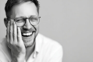 portrait of game designer positioned on left side of frame creative emotion