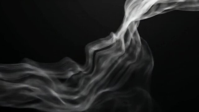 White noise electromagnetic waves create psychotronic warfare visual effect with flowing distortion patterns in monochrome abstract composition