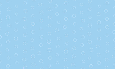 ラフな雪輪のフレームでできた青い泡模様