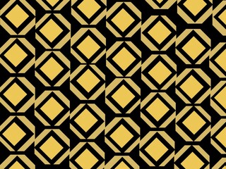 Black and gold diamond pattern for ceramic,book cover,fashion motif or other 