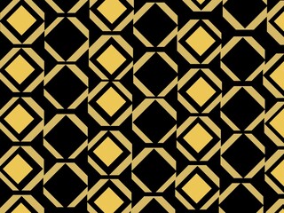 Black and gold diamond pattern for ceramic,book cover,fashion motif or other 