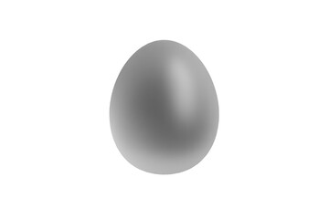 egg isolated on white, easter, egg, glass, 3D
