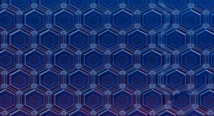 Fototapeta premium An abstract background featuring a vibrant blue honeycomb pattern, ideal for modern designs or textured wallpapers.