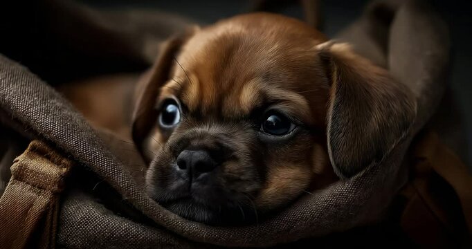 Tiny Puggle in Fleshy Pouch