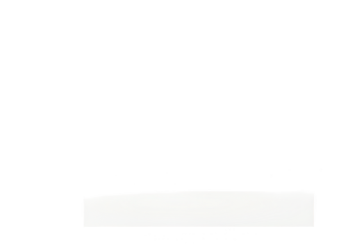 A simple white rectangle isolated on transparent background provides a clean design element