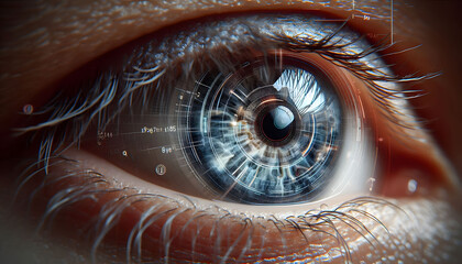 Biometric Eye Scan with Digital Interface