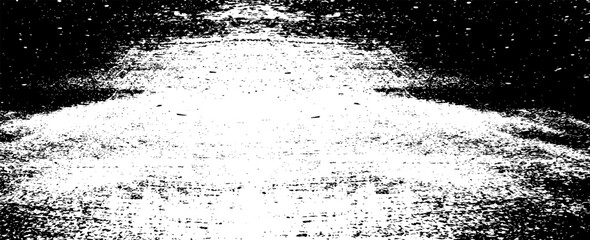 Black and white grunge. Distress overlay texture. Abstract surface dust and rough dirty wall background concept. Worn, torn, weathered effect. Vector illustration, eps 10