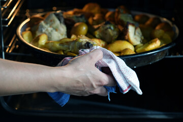 chef preparing food