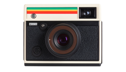 Vintage polaroid instant camera, perfect for design or scrapbooking