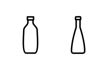 Bottle icon vector illustration. bottle sign and symbol