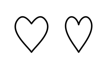 Love icon vector illustration. Heart sign and symbol. Like icon vector.