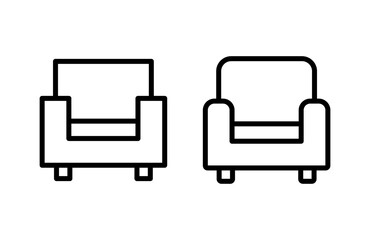 Sofa icon vector illustration. sofa sign and symbol. furniture icon
