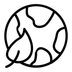 Green Icon in Line Style