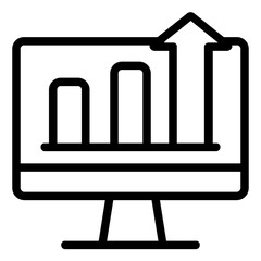 Growth Icon in Line Style