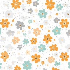 Plant leaves and flower textures, exquisite vector floral patterns.