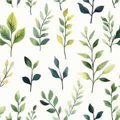 Plant leaf texture, exquisite vector pattern.