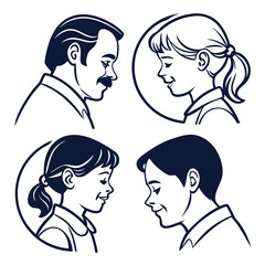 Father Mother Sister Brother Profiles family