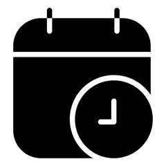 Appointment Icon in Solid Style