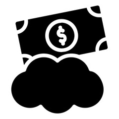 Currency Icon in Solid Style