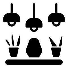 Decoration Icon in Solid Style
