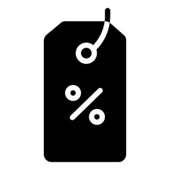 Discount Icon in Solid Style
