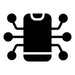 Digital Icon in Solid Style