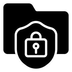 Protection Icon in Solid Style