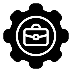 Work Icon in Solid Style