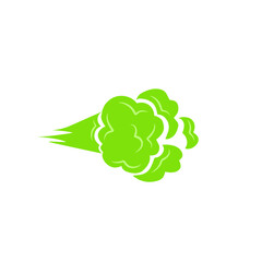 comic green fart cloud