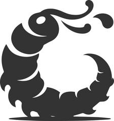 Insect vector nature bug animal silhouette black illustration drawing