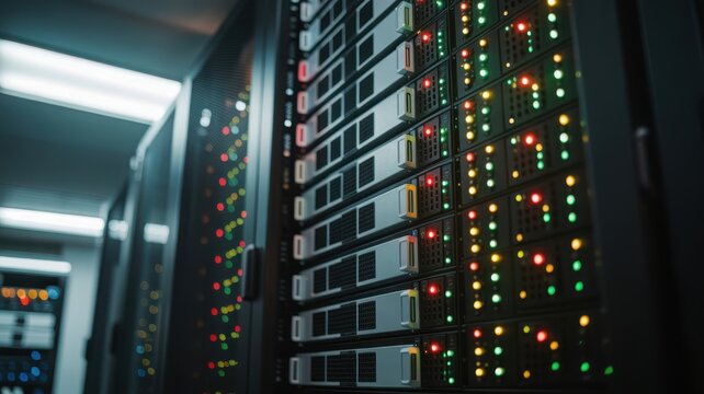 Full Rack Server Units in Data Center