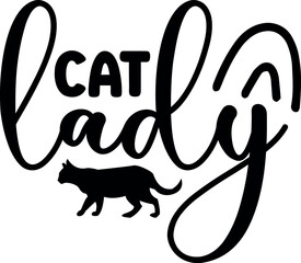 Cat lady SVG