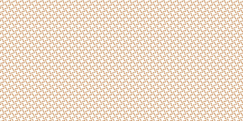 Golden vector seamless pattern with small diamond shapes floral silhouettes. Simple texture.