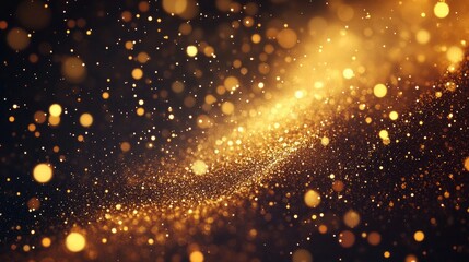 Obraz premium Abstract golden background texture with a grainy rough and shiny effect