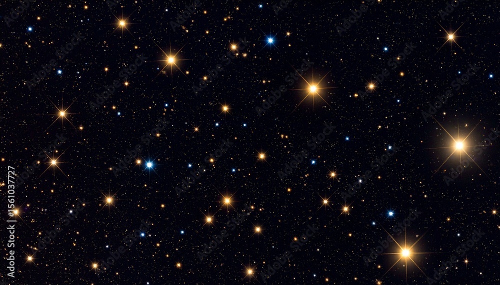 Wall mural seamless pattern with outer space with stars background.