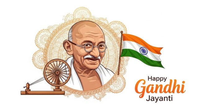 Honoring Mahatma Gandhi The Father of The Nation On Gandhi Jayanti