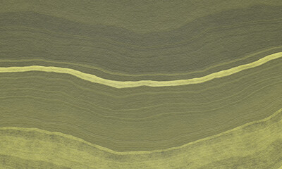 Abstract soil and rock layers. Green weathered layered stone surface texture