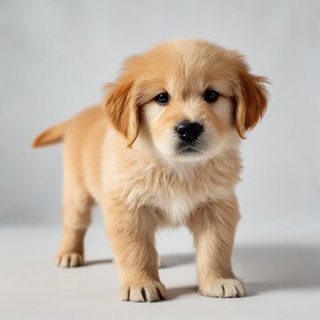 Golden Retriever Puppy Portrait